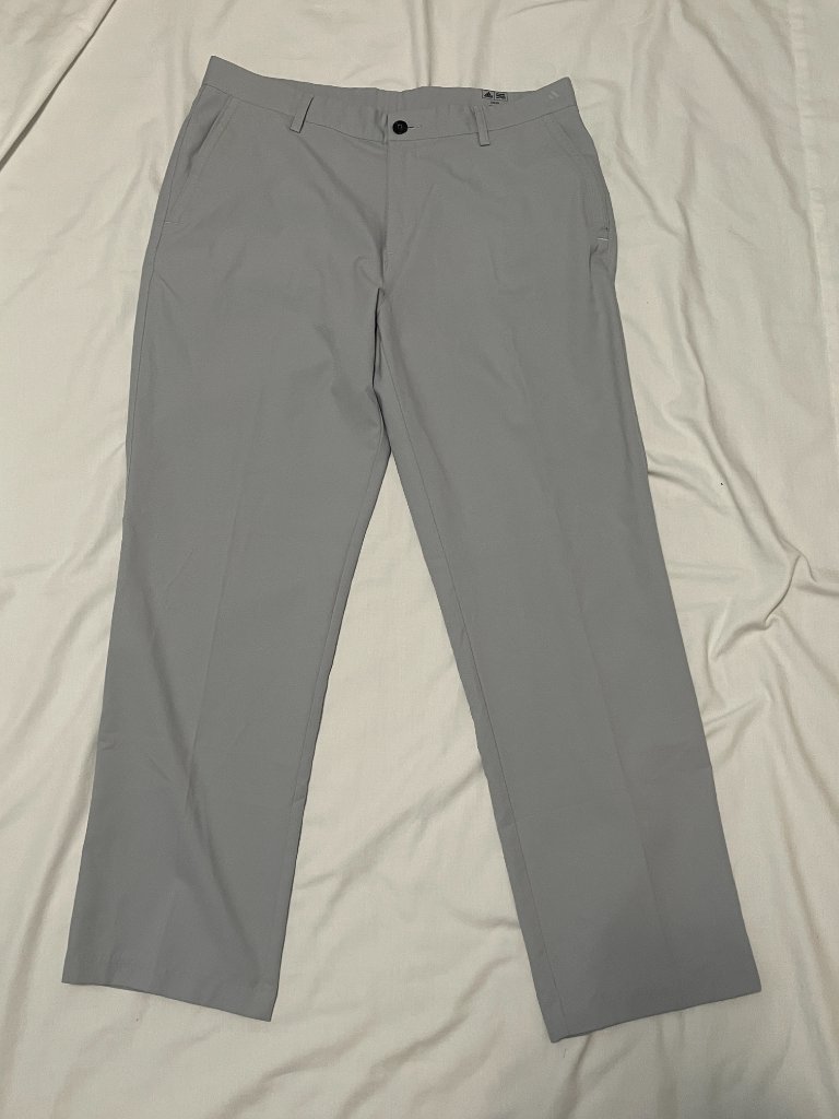 Adidas Golf Pants Mens 3430 Grey Ae7005 Preowned